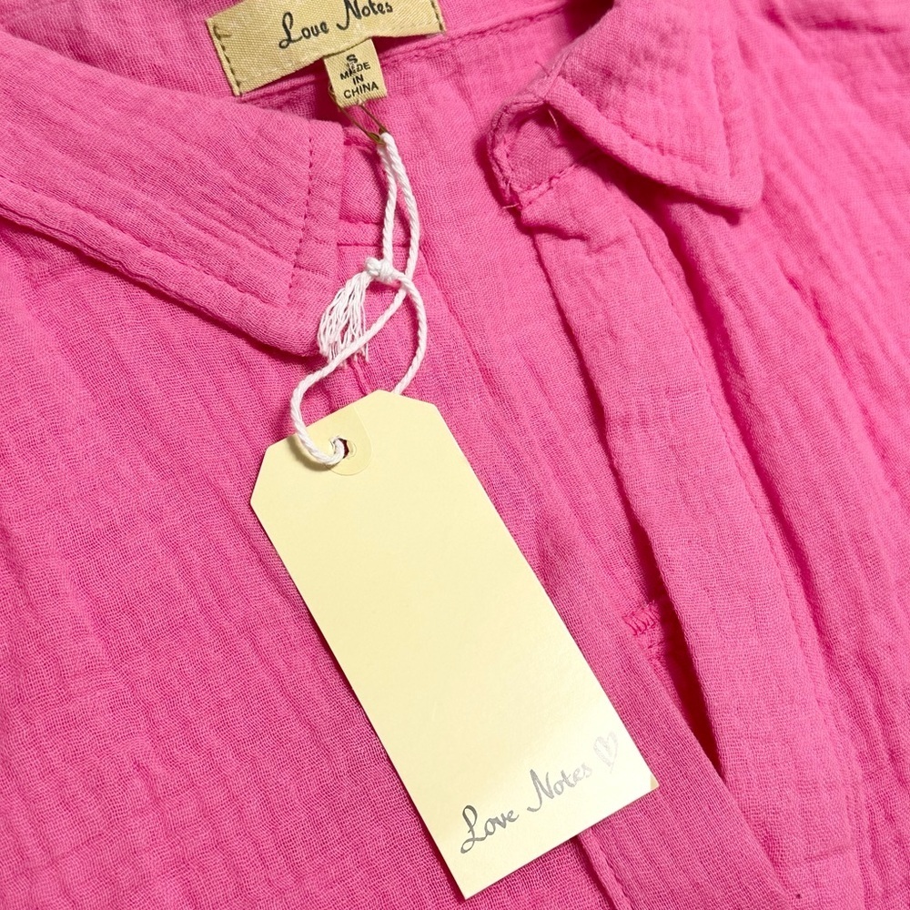 Love Notes sleeveless Gazi V-neck tunic/Top NWT - Picture 4 of 6